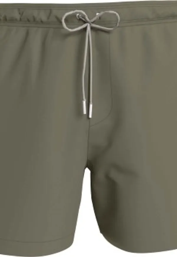 Calvin Klein Badbyxor Medium Drawstring Swim Shorts Grön polyester Large Herr