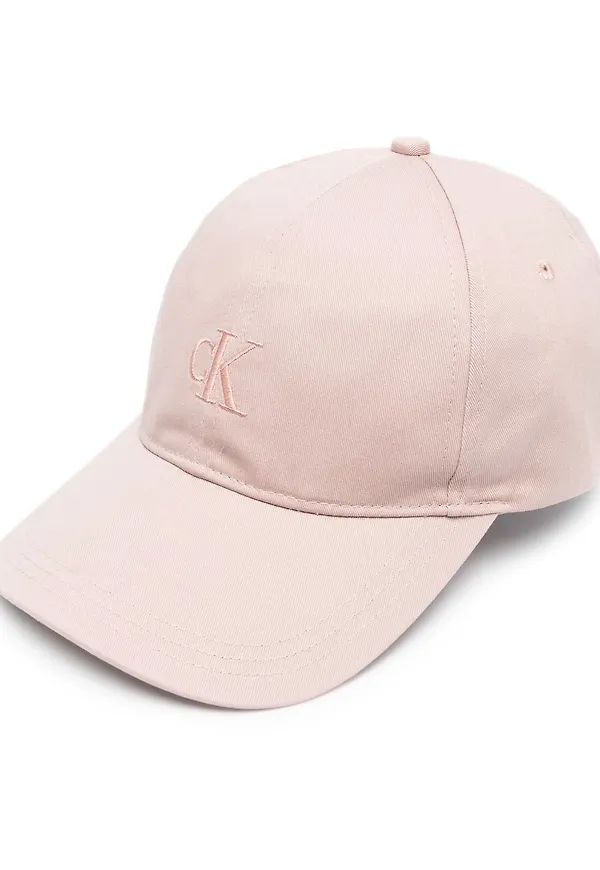 Calvin Klein basebollkeps med broderad logotyp - Rosa