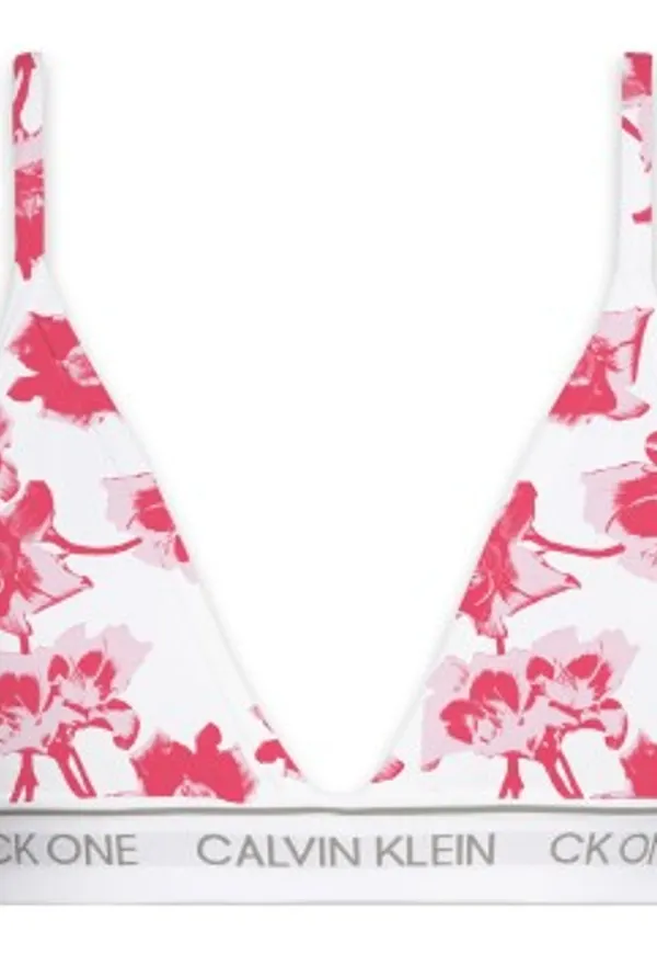 Calvin Klein BH CK One Cotton Triangle Bra Rosa blommig Medium Dam