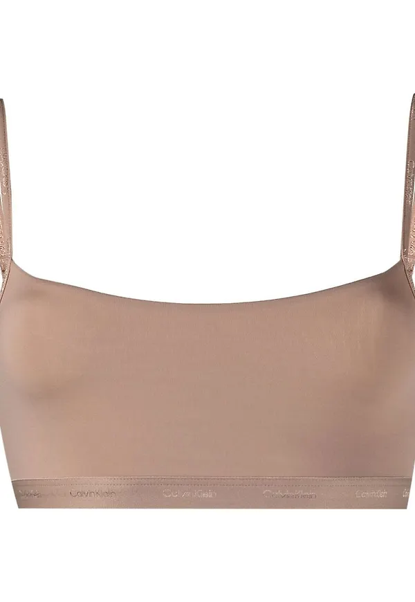 Calvin Klein BH med logotypband - Neutral
