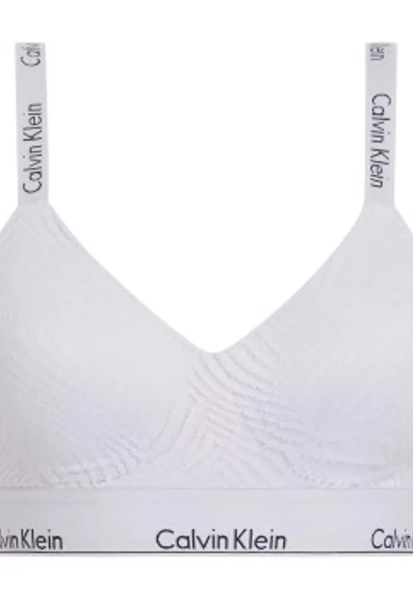 Calvin Klein BH Modern Lace Lightly Lined Bralette Ljuslila polyamid Large Dam