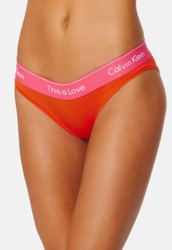 Calvin Klein Bikini XAQ Cherry Tomato XS