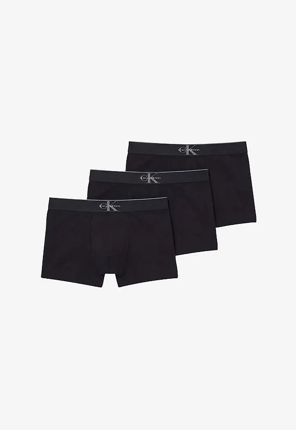 Calvin Klein - Boxerkalsong Trunk 3-pack - Svart