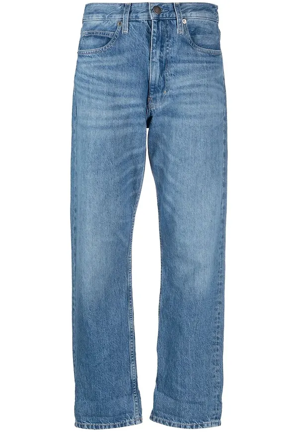 Calvin Klein boyfriend-jeans - Blå