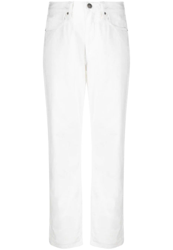 Calvin Klein boyfriend-jeans med logotypmärke - Vit