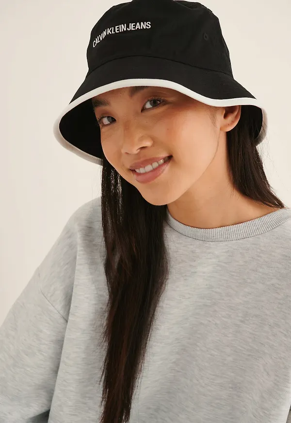 Calvin Klein Bucket Institutional Hat - Black