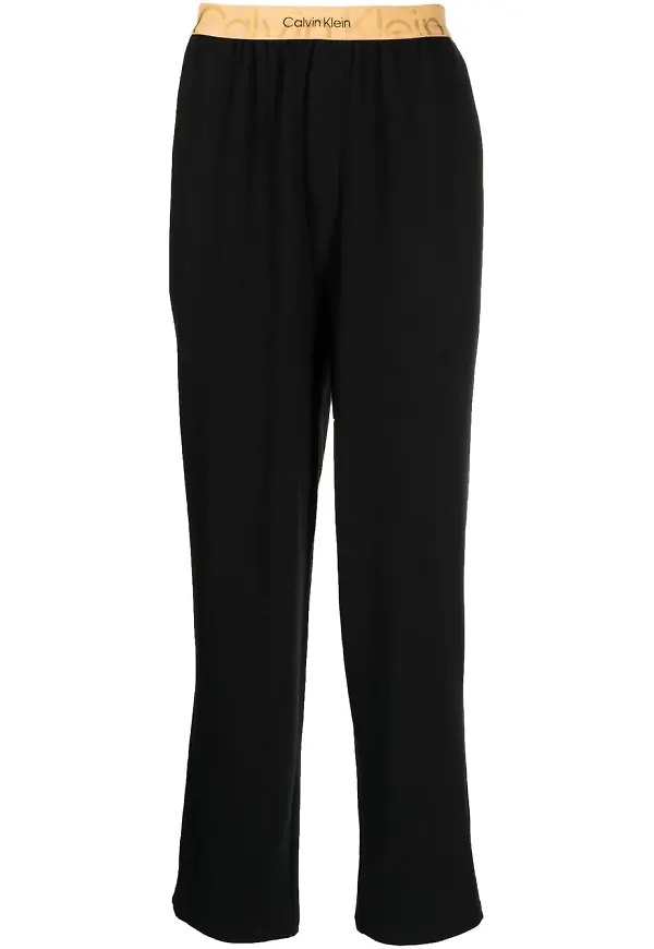 Calvin Klein byxor med logotyp - Svart