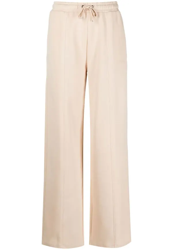 Calvin Klein byxor med vida ben - Neutral