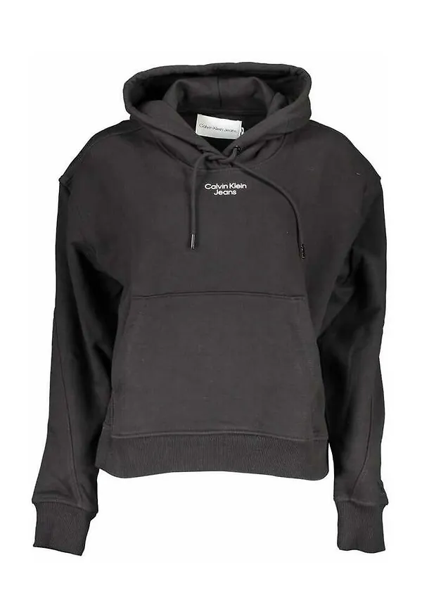 Calvin Klein Calvin Klein Sweatshirt Without Zip Woman Black Svart, Dam