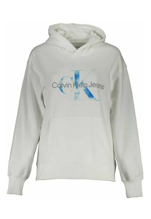 Calvin Klein Calvin Klein Sweatshirt Without Zip Woman White Vit, Dam
