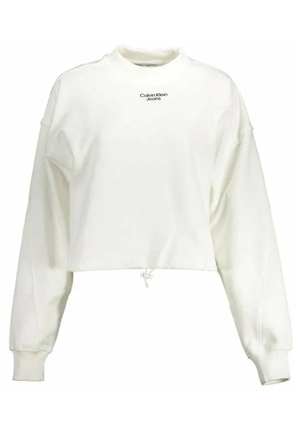 Calvin Klein Calvin Klein Sweatshirt Without Zip Woman White Vit, Dam