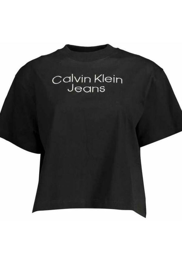 Calvin Klein Calvin Klein Women Short Sleeve T-shirt Black Svart, Dam
