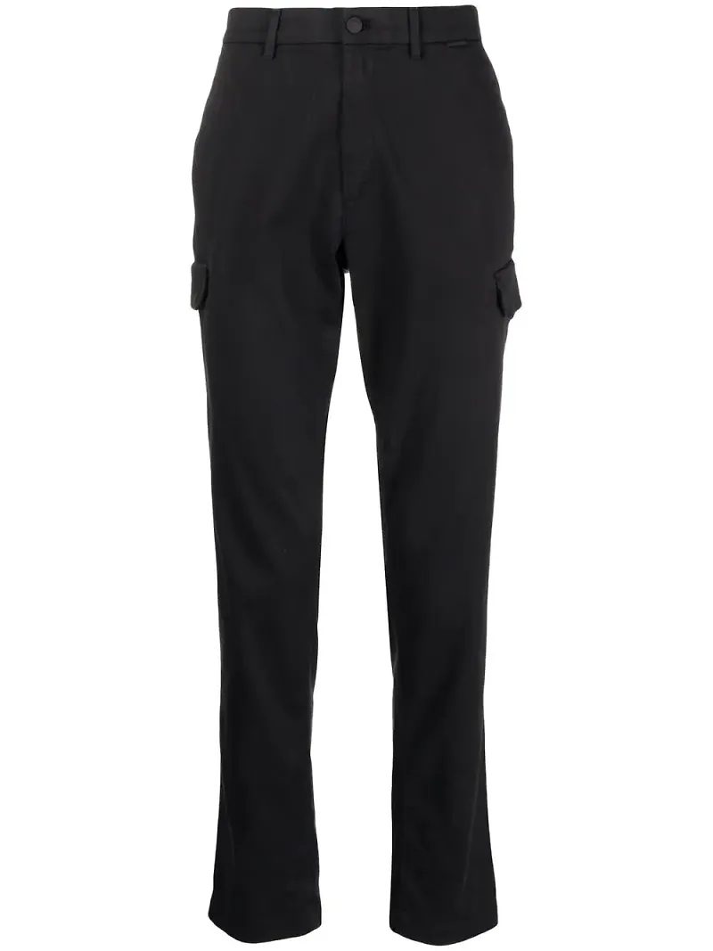 Calvin Klein cargobyxor med smal passform - Svart