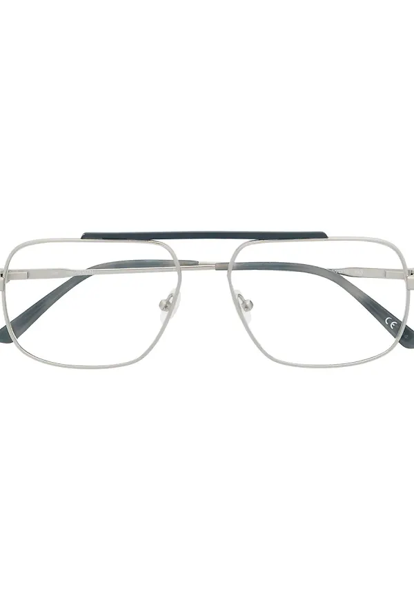 Calvin Klein CK18106045 fyrkantiga glasögon - Silverfärgad
