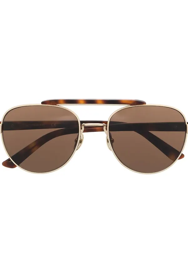 Calvin Klein CK19306 runda solglasögon - Brun