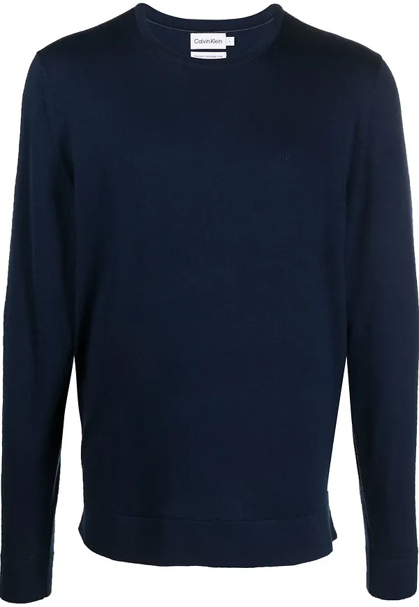 Calvin Klein finstickad tröja - Blå