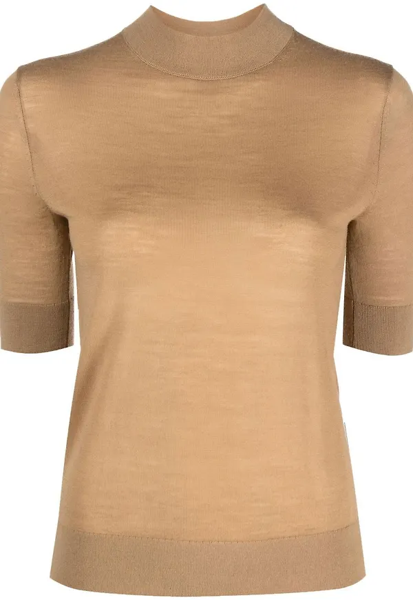 Calvin Klein finstickad ulltopp - Brun