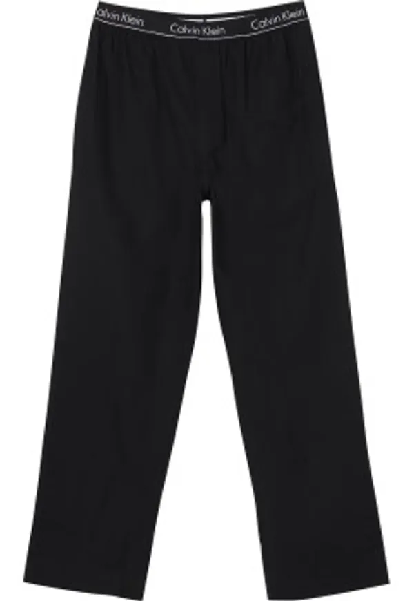 Calvin Klein Flannel Pyjama Pants Svart bomull Large Dam