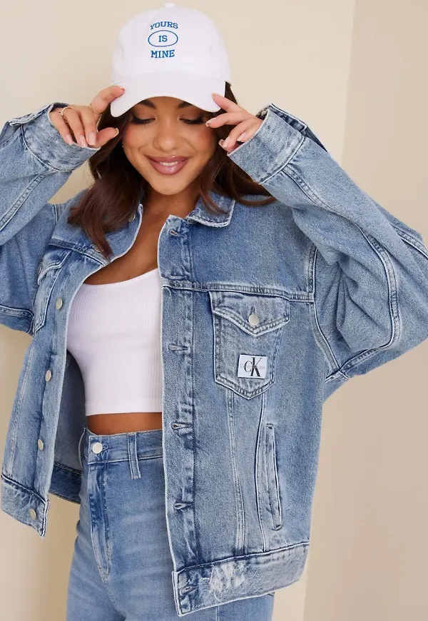 Calvin Klein Jeans - Jackor - Blue - Dad Denim Jacket - Jackor & Kappor - Jackets