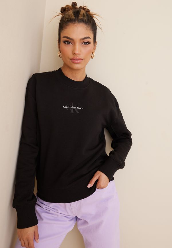 Calvin Klein Jeans - Sweatshirts - Monogram Logo Crew Neck - Tröjor - sweatshirts