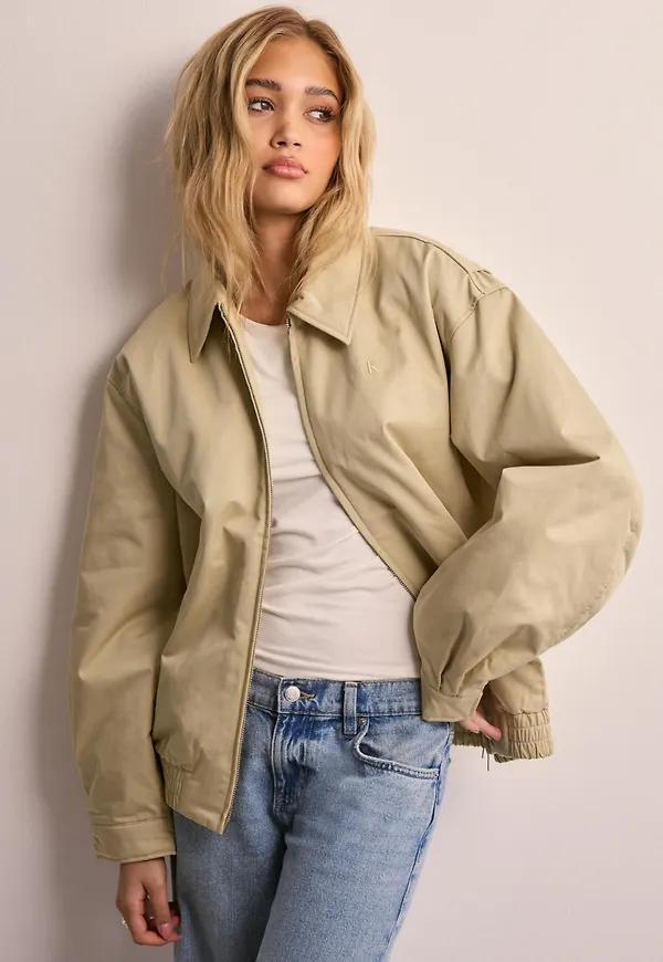 Calvin Klein Jeans - Beige - Cotton Bomber