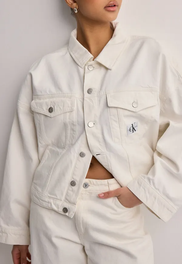 Calvin Klein Jeans - Beige - Relaxed Denim Jacket