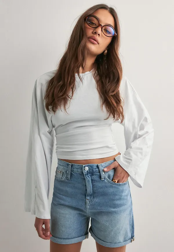 Calvin Klein Jeans - Blå - Mom Short