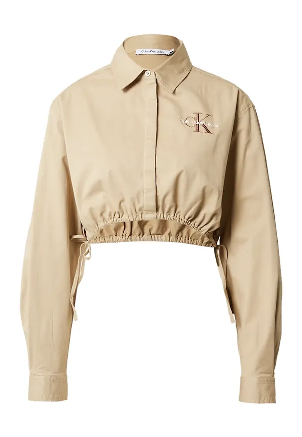 Calvin Klein Jeans Blus sand / brun / vit