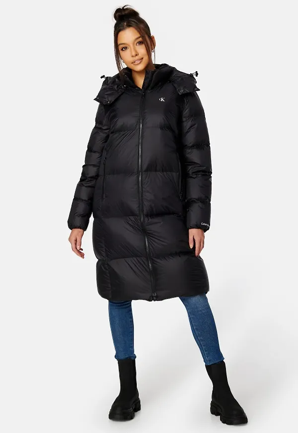 Calvin Klein Jeans CK MW Down Long Puffer BEH Ck Black XL