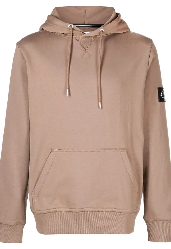 Calvin Klein Jeans grov hoodie - Brun