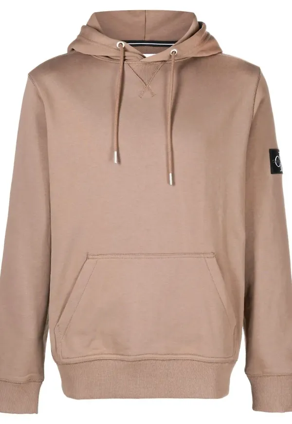 Calvin Klein Jeans grov hoodie - Brun