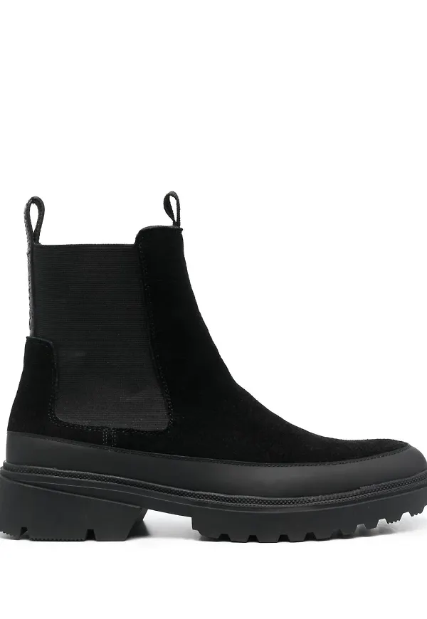 Calvin Klein Jeans grova Chelsea-boots - Svart