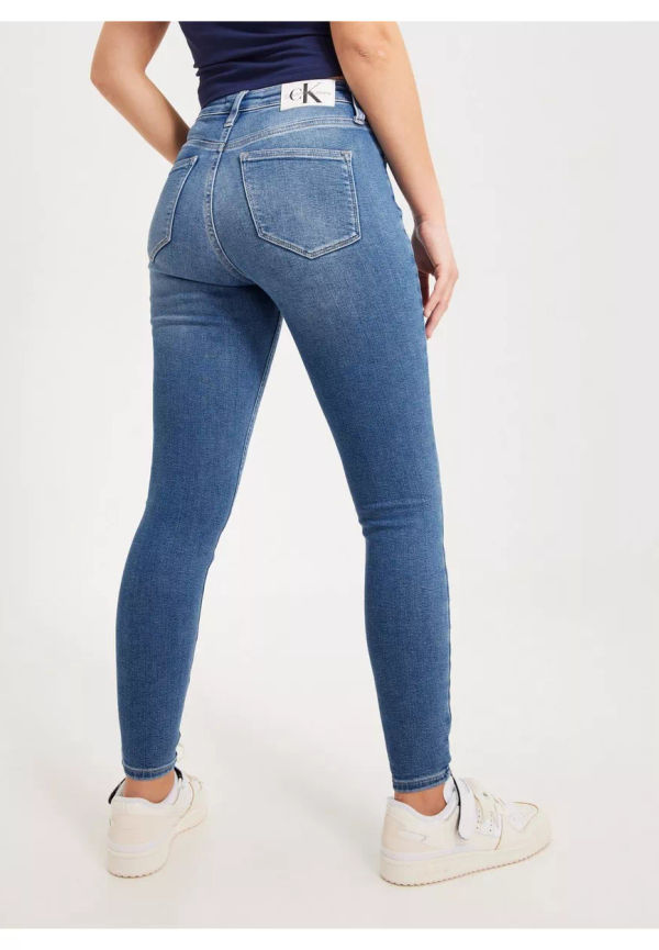 Calvin Klein Jeans High Rise Super Skinny Ankle High waisted jeans Denim