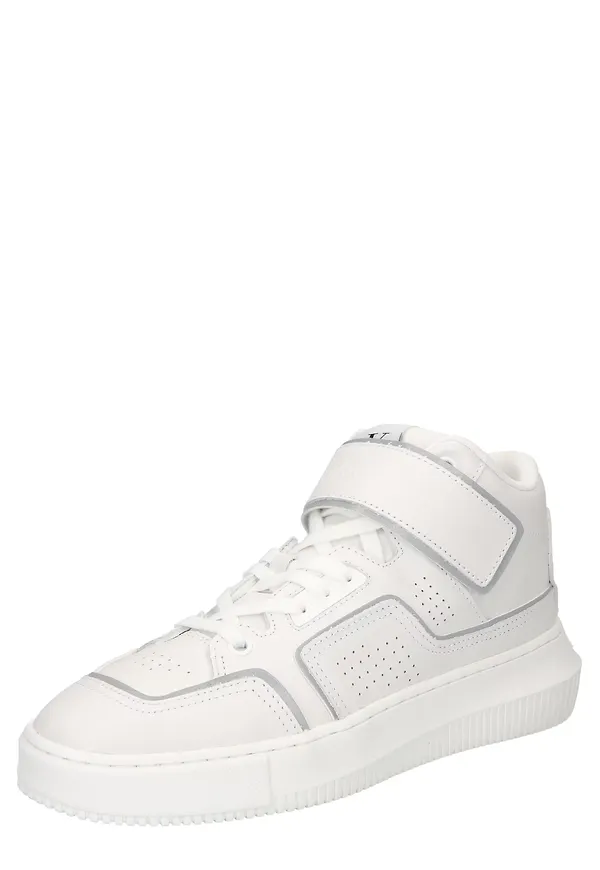 Calvin Klein Jeans Hög sneaker silver / vit