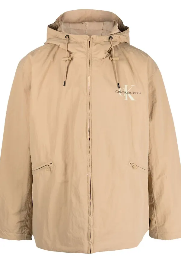 Calvin Klein Jeans jacka med huva - Neutral