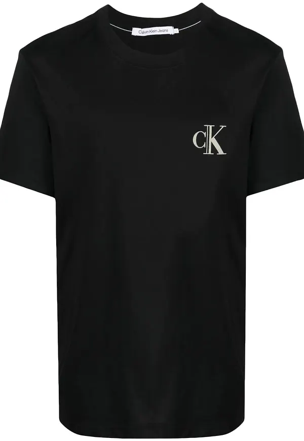 Calvin Klein Jeans logo-print cotton T-shirt - Svart
