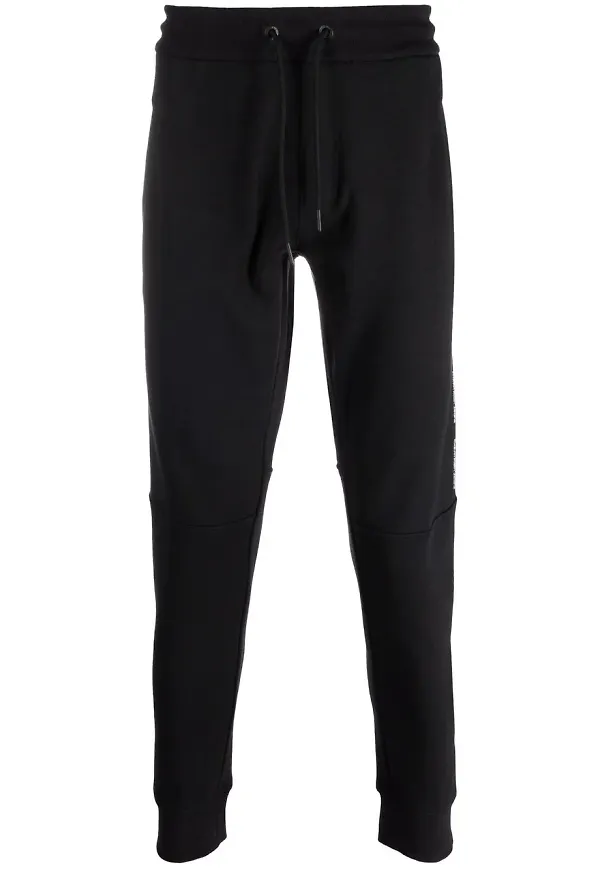 Calvin Klein Jeans mjukisbyxor med logotyprand - Svart