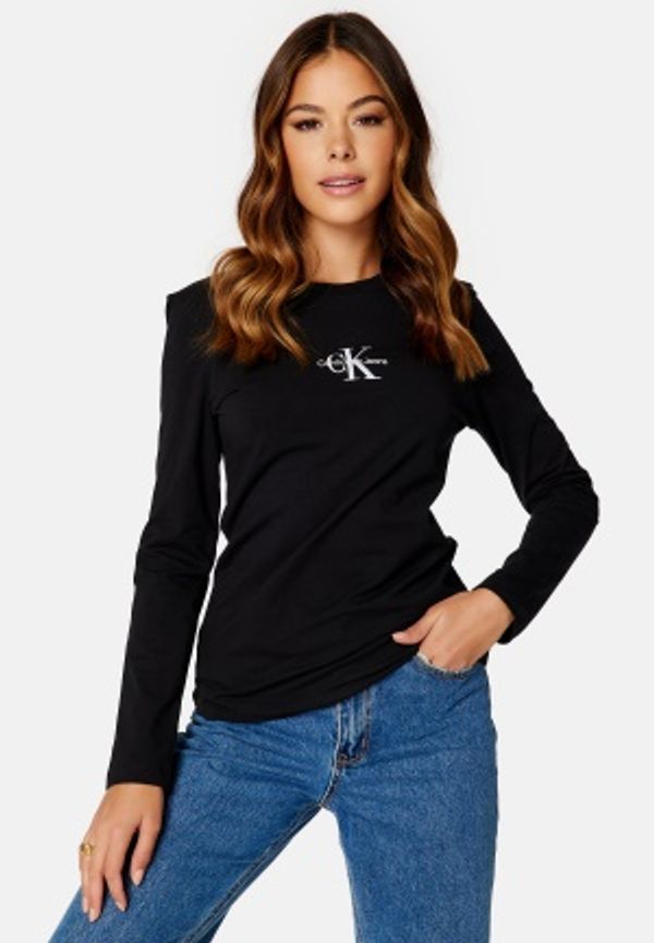 Calvin Klein Jeans Monogram Logo Long Sleeves BEH Ck Black S
