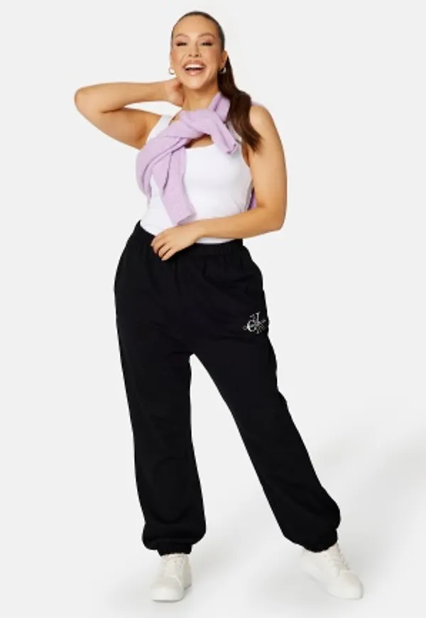 Calvin Klein Jeans Plus Two Tone Monogram Jog Pant BEH Ck Black XXXL