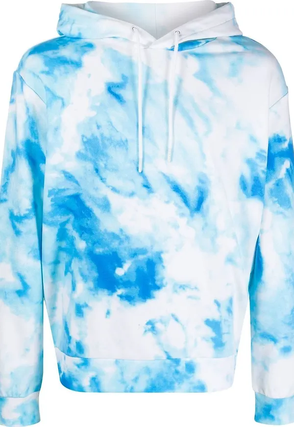 Calvin Klein Jeans Summer Splash hoodie - Blå