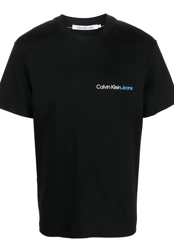 Calvin Klein Jeans t-shirt med grafiskt tryck - Svart