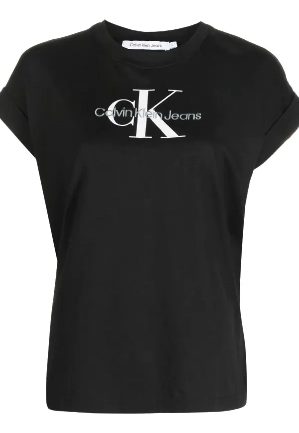 Calvin Klein Jeans t-shirt med logotyp - Svart