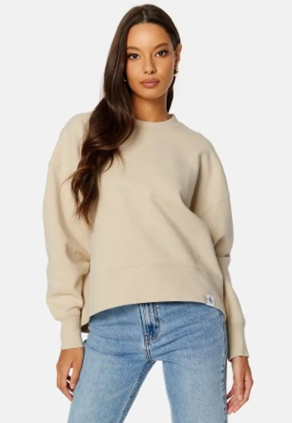 Calvin Klein Jeans Tab Ottoman Crew Neck ACI Classic Beige XL