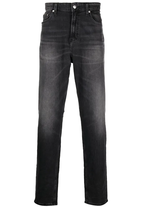 Calvin Klein Jeans tapered-jeans - Svart