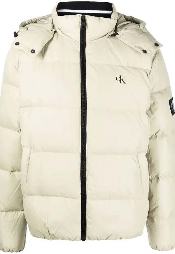 Calvin Klein Jeans vattenavvisande dunjacka - Neutral