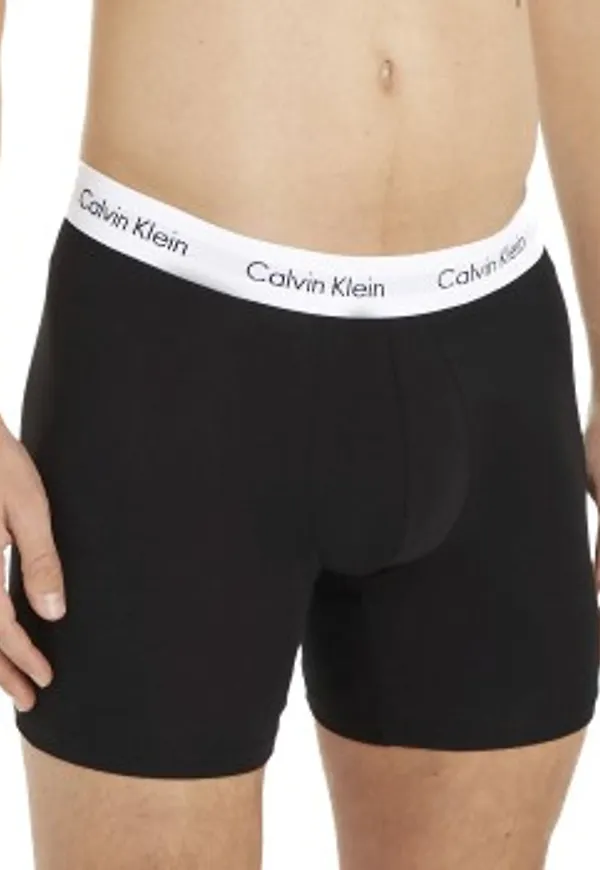 Calvin Klein Kalsonger 3P Cotton Stretch Boxer Brief Flerfärgad-2 bomull Small Herr