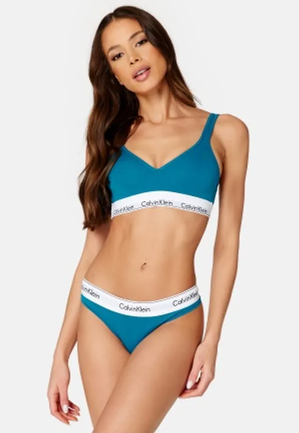 Calvin Klein Lift Bralette Scoop Back CX3 Tapestry Teal S