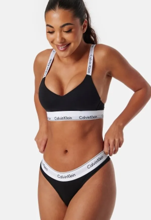 Calvin Klein Light Lined Bralette Black XL