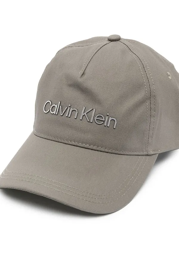 Calvin Klein logo-patch five-panel cap - Grön