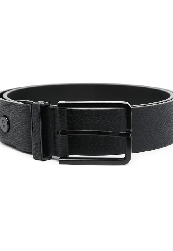 Calvin Klein läderbälte - Svart
